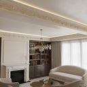 marble crown moulding in Massangis Clair Limestone - Image 4