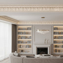 marble crown moulding in Massangis Clair Limestone - Image 3