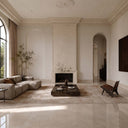 marble crown moulding in Massangis Clair Limestone - Image 3