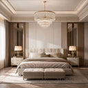 marble crown moulding in Massangis Clair Limestone - Image 2