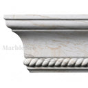 marble cornice in Li River White Marble - Image 2