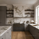 marble crown moulding in Li River White Marble - Image 1
