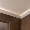 marble crown moulding in Li River White Marble - Image 3