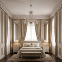 stone crown moulding in Li River White Marble - Image 1