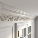 marble cornice in Li River White Marble - Image 3