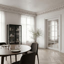 marble crown moulding in Li River White Marble - Image 4