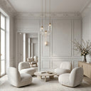 stone crown moulding in Li River White Marble - Image 1