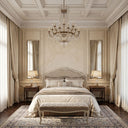 marble crown moulding in Li River White Marble - Image 1
