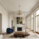 marble crown moulding in Li River White Marble - Image 4