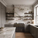 marble crown moulding in Li River White Marble - Image 3