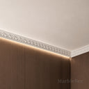 stone crown moulding in Li River White Marble - Image 3