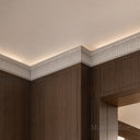 marble cornice in Li River White Marble - Image 3