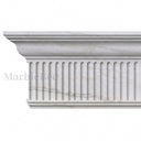 stone crown moulding in Li River White Marble - Image 2