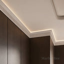 stone crown moulding in Li River White Marble - Image 3