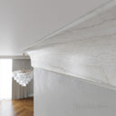 marble crown moulding in Li River White Marble - Image 3