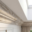 marble crown moulding in Li River White Marble - Image 3