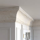 marble cornice in Li River White Marble - Image 3