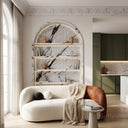 marble crown moulding in Carrara white - Image 1