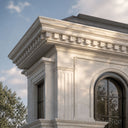 exterior cornice moulding in White Marble - Image 4