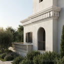 Exterior cornice in White Marble - Image 3
