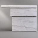 exterior cornice moulding in White Marble - Image 1