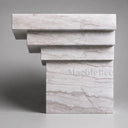 Exterior cornice in White Marble - Image 1