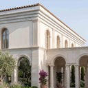 Exterior cornice in White Marble - Image 2