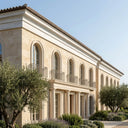Exterior Cornicing molding in White Marble - Image 3