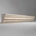 exterior cornice moulding in Crema Marfil Premium Marble - Image 1