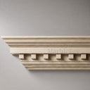 Exterior Cornicing molding in Crema Marfil Premium Marble - Image 1