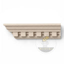 Exterior cornice in Crema Marfil Premium Marble - Image 4