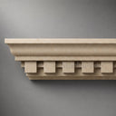 Exterior cornice in Crema Marfil Premium Marble - Image 1