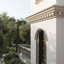 Exterior cornice in Crema Marfil Premium Marble - Image 2