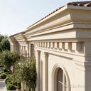 exterior cornice moulding in Crema Marfil Premium Marble - Image 2
