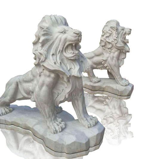 Stone lion garden statue customization 