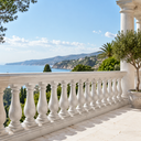 Beige Marble Railing
