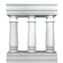 Beige Limestone Outdoor Stone Stair Railing
