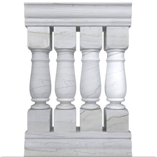 White Marble Balusters