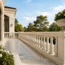 marble handrail in Crema Marfil Premium - Image 2