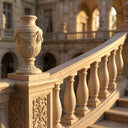 marble baluster in Moonlight Beige Limestone - Image 3