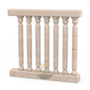 marble handrail in Beige travertine - Image 1