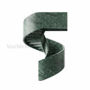 Marble stairs in Dark Green Marble - Image 1