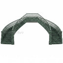 Marble Curved Staircase in Dark Green Marble - Image 1