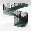 Marble stairs in Dark Green Marble - Image 1