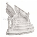 Marble Stairs in Calacatta White Marble - Image 1