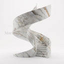 Marble stairs in Calacatta Gold - Image 1