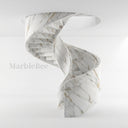 Marble stairs in Calacatta Gold - Image 1