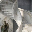Marble stairs in Calacatta Gold - Image 3