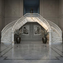Marble stairs in Calacatta Gold - Image 4