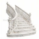 Marble stairs in Calacatta Gold - Image 1